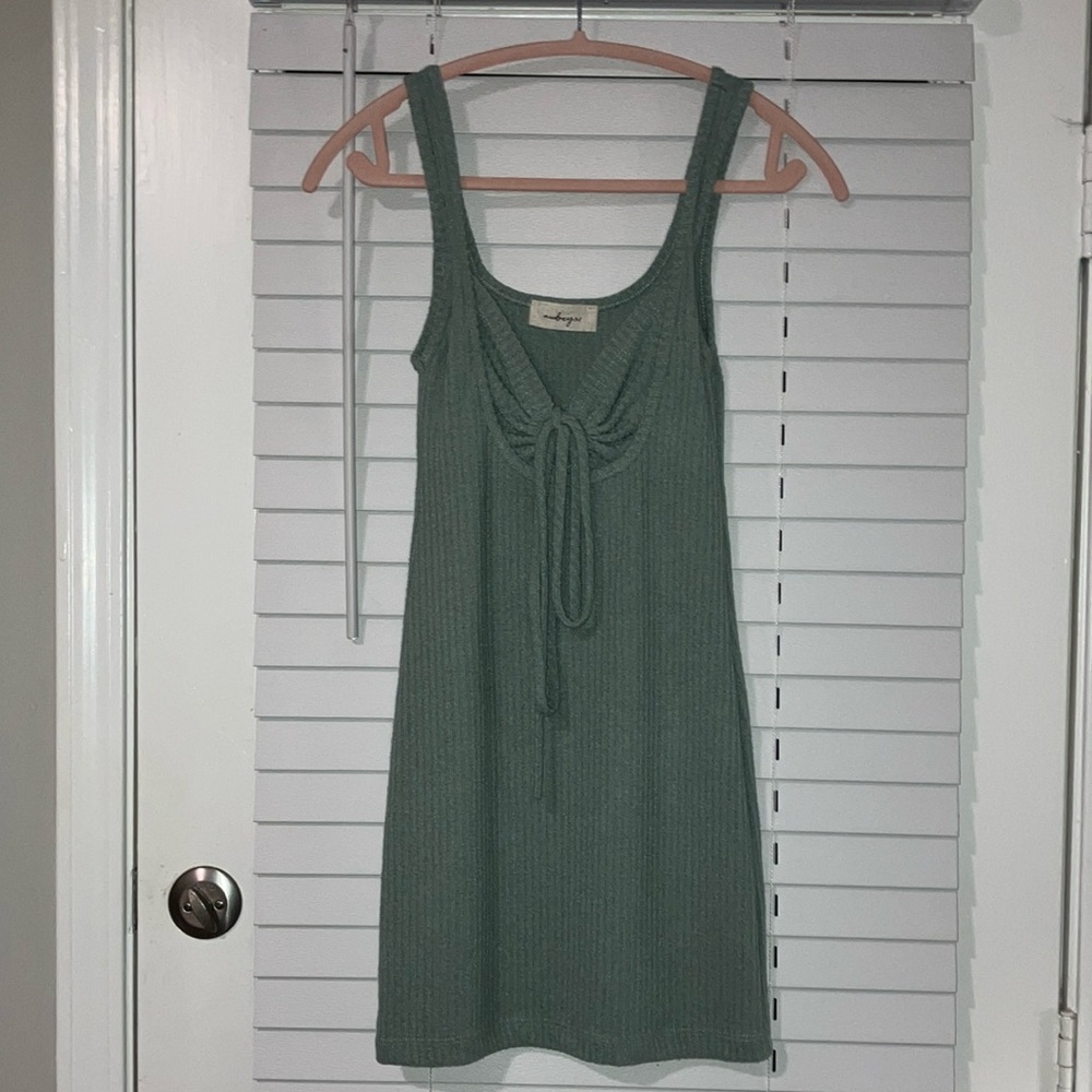 Audrey 3+1 Green Mini Dress
